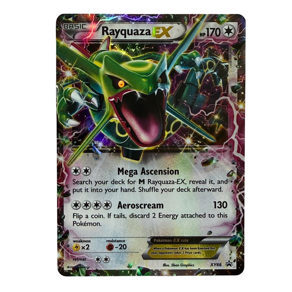 Pokémon TCG Rayquaza EX XY66 Pokémon XY 2015 Black Star XY Promos LP-